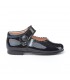 Girls Patent Leather Mary Jane Shoes Velcro 1502 Navy, by AngelitoS