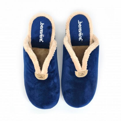 Suapel Women's Wedged Slippers Non-Slip Sole 975 Navy, by Berevëre