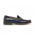 Mens Florentik Leather Beefroll Penny Loafers Leather Sole 701 Black, by Manuel Medrano