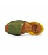 Womens Platform Split Leather Menorcan Sandals Padded Insole 15202 Green, by C. Ortuño