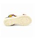 Sandalias Cuña Mujer Piel Velcro Plantilla Acolchada 54322 Multicolor, de Blusandal