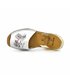 Womnes Leather Flat Menorcan Sandals Bicycle 485 White, by C. Ortuño