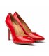 Zapatos De Salón Mujer Piel Coco Tacón Alto 1490 Rojo, de Eva Mañas