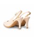 Zapatos De Salón Descubierto Mujer Piel Napa Tacón Alto 1495 Nude, de Eva Mañas