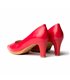 Zapatos De Salón Confort Mujer Piel Napa Tacón Medio 1498 Rojo, de Eva Mañas
