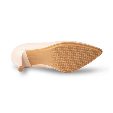 Zapatos De Salón Mujer Piel Napa Tacón Alto 1500 Nude, de Eva Mañas