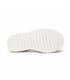 Girls Metallic Nappa Leather and Glitter Suede Menorcan Sandals Padded Insole Velcro 222 White, by AngelitoS