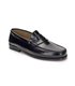Man Leather Beefroll Penny Loafers 300 Black, by Latino