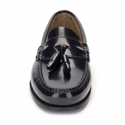 Zapatos Castellanos Hombre Piel Borlas 302 Negro, de Latino