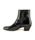 Man Leather Cuban Heel Ankle Boots Leather Sole Leather Linning 508 Black, by Latino