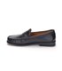 Man Soft Leather Beefroll Penny Loafers 500 Black, by Latino