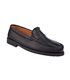 Man Soft Leather Beefroll Penny Loafers Rubber Sole 501 Black, by Latino