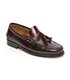 Mens Leather Tasseled Loafers Wide Fit 805MA Burgundy, by Latino