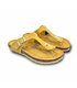 Woman Leather Bio Sandals Padded Insole 502BLU Yellow, by BluSandal