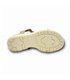 Sandalias Cuña Mujer Piel Velcro Plantilla Acolchada 54322 Metal, de Blusandal