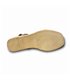 Woman Leather Low Wedged Sandals Padded Insole 3106 Multileather, by Blusandal