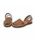 Womens Engraved Leather Menorcan Sandals Padded Insole 2489 Leather, by C. Ortuño