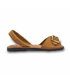 Womens Suede Leather Menorcan Sandals Padded Insole 2437 Camel by C. Ortuño