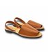 Mens Leather Basic Menorcan Sandals 550C Leather, by C. Pisable