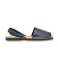 Mens Leather Basic Menorcan Sandals 550C Navy, by C. Pisable