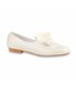 Girl's Ceremony Pearly Leather Mary-Janes Satin Ribbon 996 Beige, by AngelitoS
