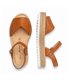Womens Engraved Leather Menorcan Sandals Platform Buckle and Padded Insole 1247 Leather, by Eva Mañas