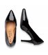 Zapatos De Salón Mujer Piel Charol Tacón Alto 1499 Negro, de Eva Mañas