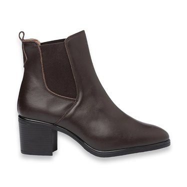 Womens Soft Nappa Leather Chelsea Boots Leather and Gel Insole 1303 Brown, by Eva Mañas