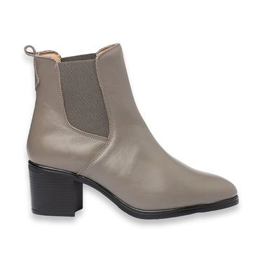 Womens Soft Nappa Leather Chelsea Boots Leather and Gel Insole 1303 Grey, by Eva Mañas