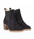 Womens Soft Suede Leather Chelsea Boots Leather and Gel Insole 1304 Navy, by Eva Mañas