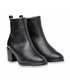 Womens Soft Nappa Leather Ankle Boots Leather and Gel Insole 1302 Black, by Eva Mañas