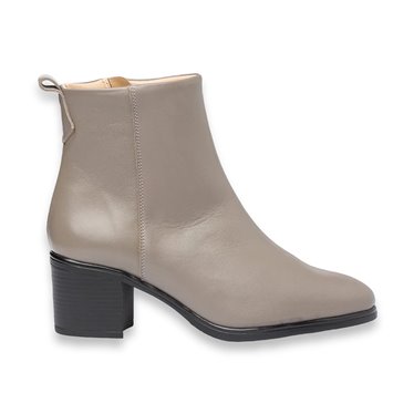 Womens Soft Nappa Leather Ankle Boots Leather and Gel Insole 1302 Grey, by Eva Mañas