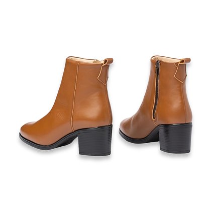 Womens Soft Nappa Leather Ankle Boots Leather and Gel Insole 1302 Leather, by Eva Mañas