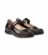 Girls Leather School Mary Jane Shoes Reinforced Toe Velcro 462 Chocolate, by AngelitoS
