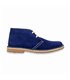 Mens Suede Safari Booties Lace-up 360CAB Navy, By C. Ortuño