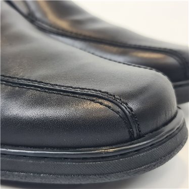 Zapatos Para Diabeticos Hombre Piel Napa Suela Antideslizante Y Plantilla Extraible 6986 Negro, de Primocx