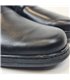 Men's Diabetic Shoes Nappa Leather Non-Slip Sole and Removable Insole 6984 Black, by Primocx