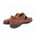 Men's Diabetic Sandals Engraved Leather Non-Slip Sole and Removable Insole SANDAL Leather, by Primocx