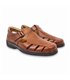 Men's Diabetic Sandals Engraved Leather Non-Slip Sole and Removable Insole SANDAL Leather, by Primocx