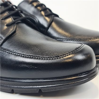 Zapatos Ancho Especial Hombre Piel Napa Plantilla Extraíble 1250 Negro, de Éxodo