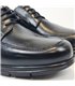 Zapatos Ancho Especial Hombre Piel Napa Plantilla Extraíble 1250 Negro, de Éxodo