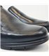 Mens Nappa Leather Extra Width Slip-on Shoes Removable Insole 1251 Black, by Éxodo
