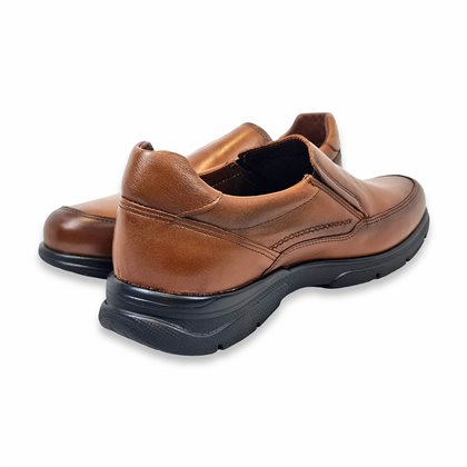 Zapatos Ancho Especial Hombre Mocasínes Piel Napa Plantilla Extraíble 1251 Cuero, de Éxodo
