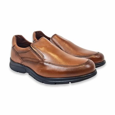 Mens Nappa Leather Extra Width Slip-on Shoes Removable Insole 1251 Leather, by Éxodo