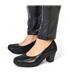 Zapatos De Salón Cómodos Mujer Lycra Plantilla Extraible 7930 Negro, de Tupie