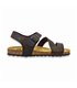 Mens Leather Bio Sandals Corck and Leather Padded Insole 72601 Moka, by Casual