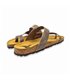 Sandalias Esclava Bio Hombre Piel Plantilla Acolchada Corcho Y Piel 72602 Taupe, de Casual