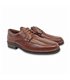 Man Leather Derby Shoes 597 Brandy, By Comodo Sport