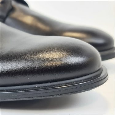 Zapatos Derby Hombre Piel Talla Grande Piso Goma 14027 Negro, de Dj Santa