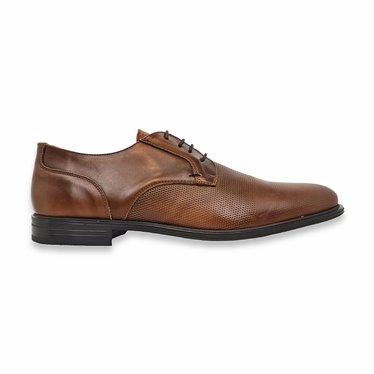Men's Leather Derby Shoes Big Sizes Available Rubber Sole 14033 Leather, by DJ Santa